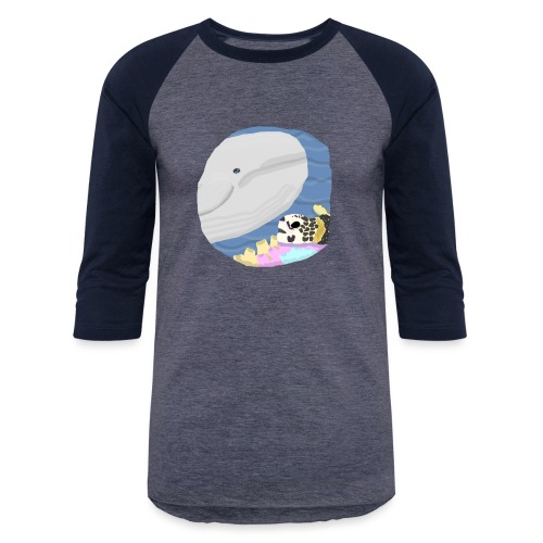 Peaceful and the Whale (Chapter 2) - Unisex Baseball T-Shirt
