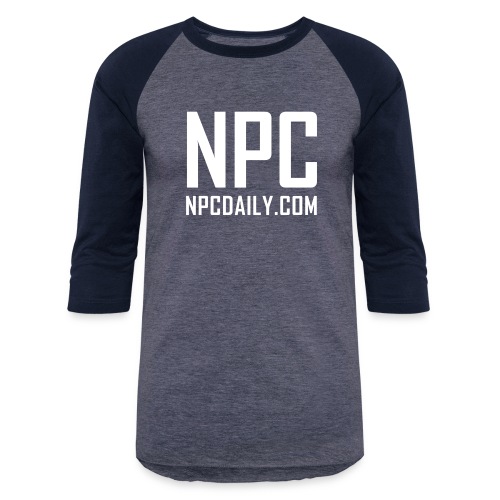 N P C with site - Unisex Baseball T-Shirt