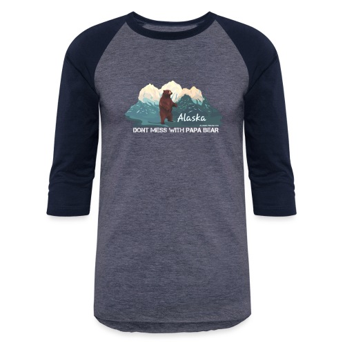 Alaska Hoodie for Men Design - Unisex Baseball T-Shirt