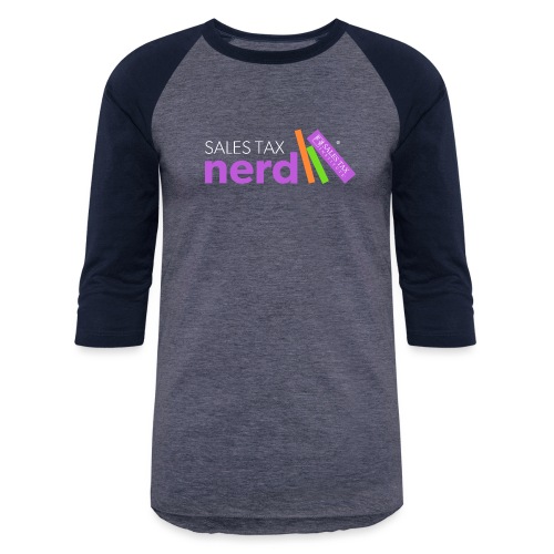 Sales Tax Nerd - Unisex Baseball T-Shirt