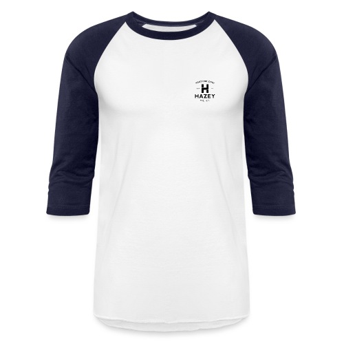 Hazey hzy Logo White - Unisex Baseball T-Shirt