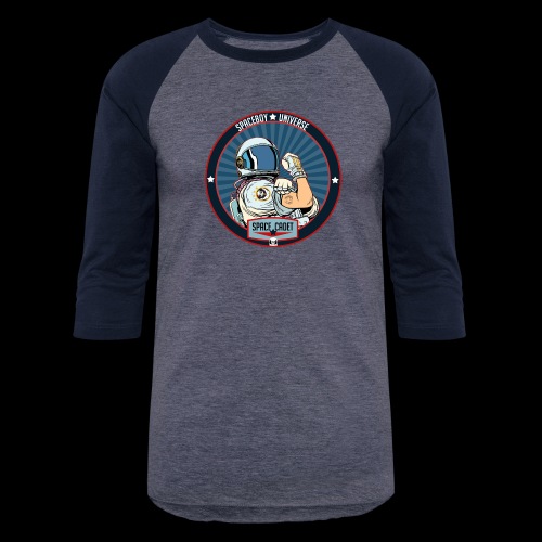 Space Cadet Can Do Badge - Unisex Baseball T-Shirt