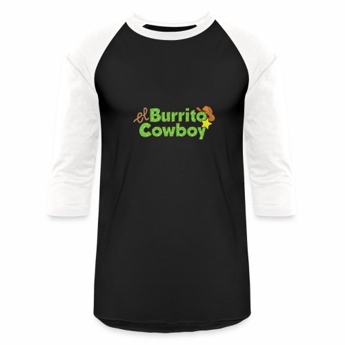 El Burrito Cowboy LOGO - Unisex Baseball T-Shirt