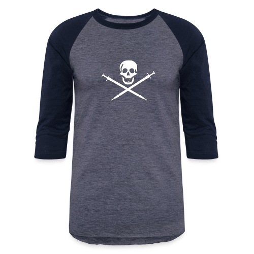 Vaccine Death - Unisex Baseball T-Shirt