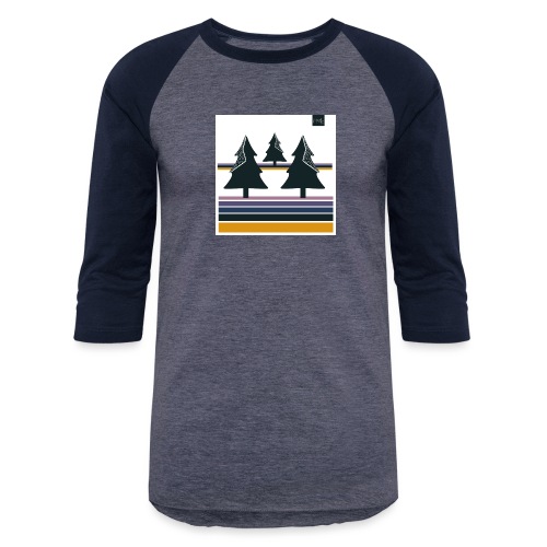 Trees on the Horizon - Unisex Baseball T-Shirt