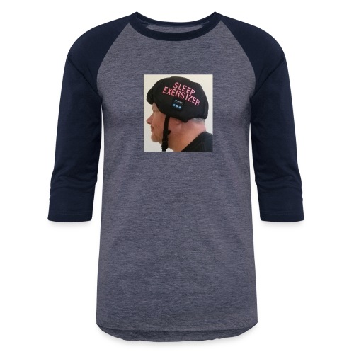 Sleep Exersizer Helmet Model - Unisex Baseball T-Shirt