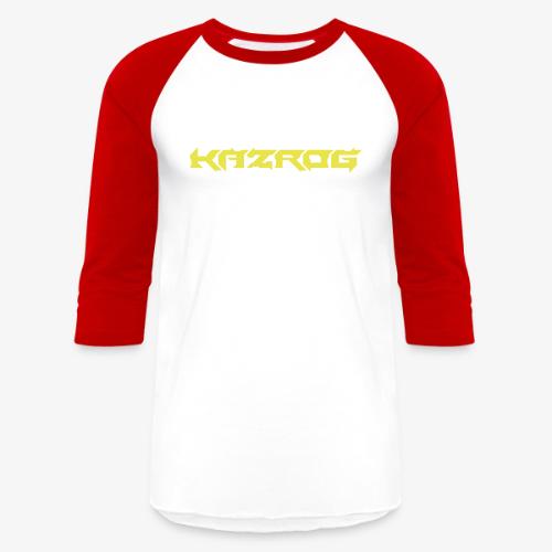 Kazrog Logo - Unisex Baseball T-Shirt