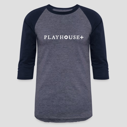 Playhouse PLUS Mono Logo - Unisex Baseball T-Shirt