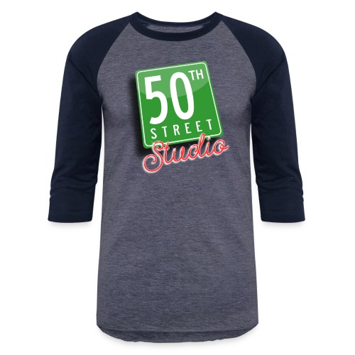 50th Street Studio LOGO - Unisex Baseball T-Shirt