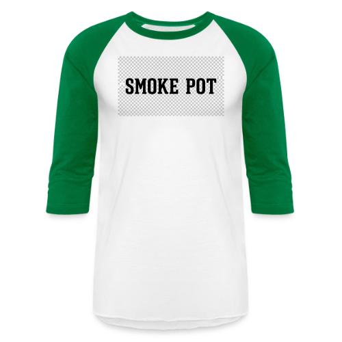 **Smoke Pot** - Unisex Baseball T-Shirt