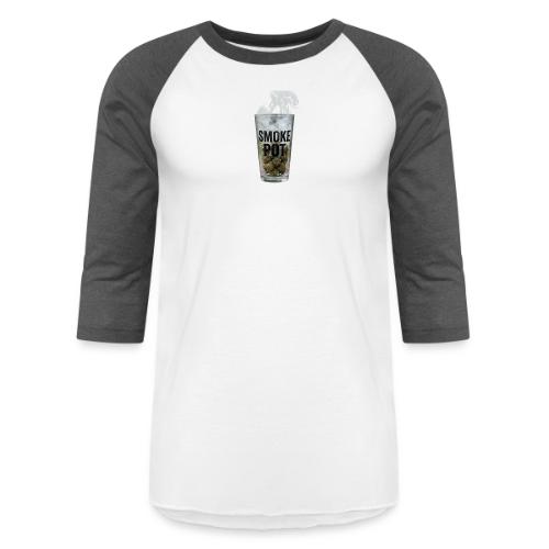 **Smoke Pot Buds** - Unisex Baseball T-Shirt