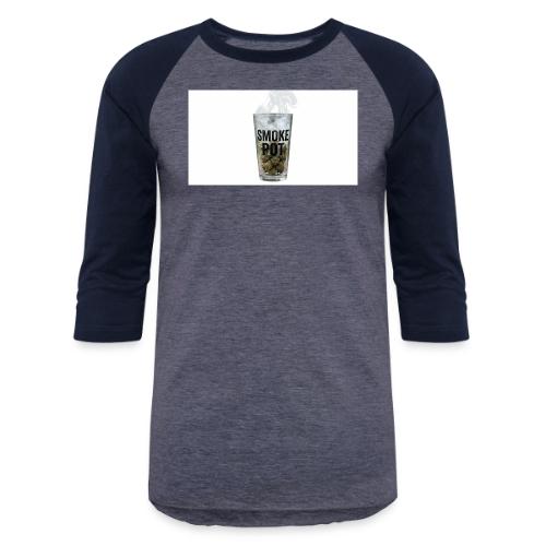 **Smoke Pot Buds** - Unisex Baseball T-Shirt