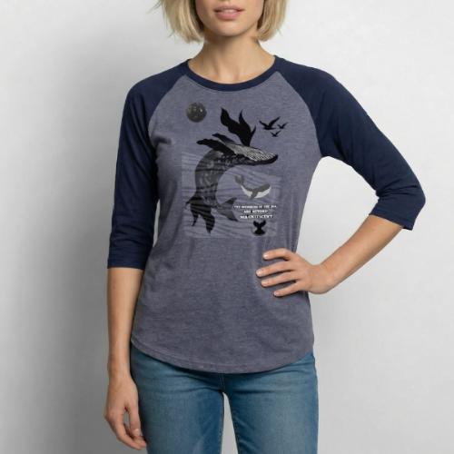The Wonders Of The Sea - Unisex Baseball T-Shirt