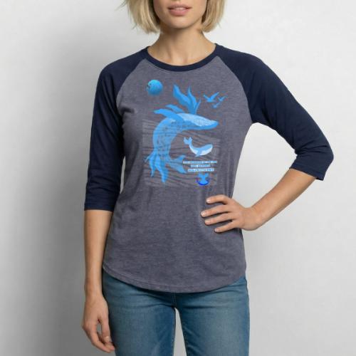 The Wonders Of The Sea - Unisex Baseball T-Shirt