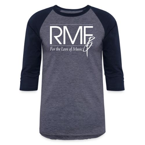 RMF White Logo - Unisex Baseball T-Shirt