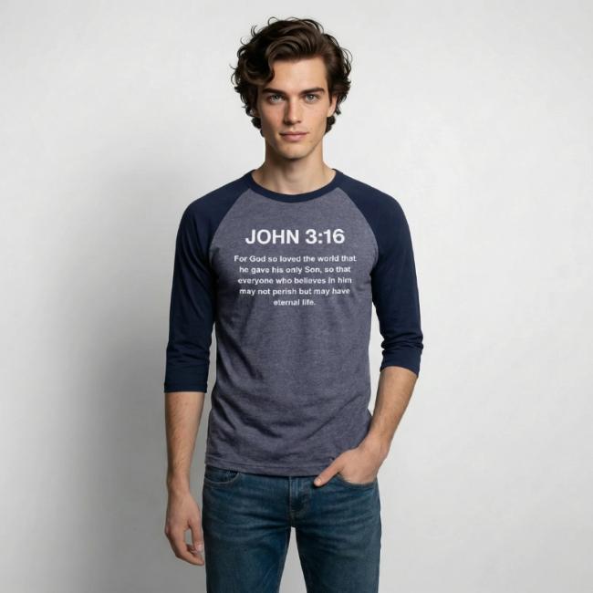 John 3:16 Christian Apparel – White