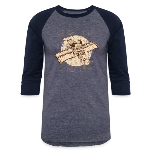 Pug Steampunk - Unisex Baseball T-Shirt