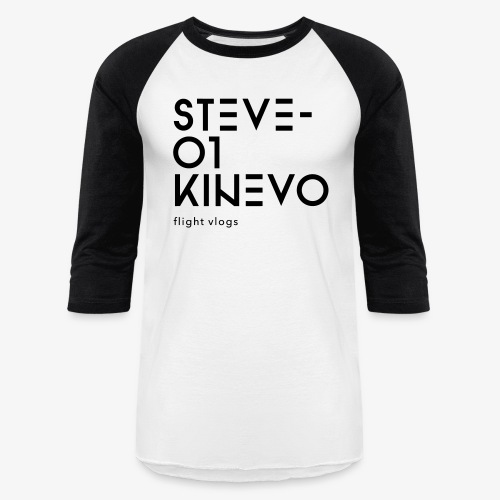 Steveo1kinevo Flight Vlogs - Unisex Baseball T-Shirt
