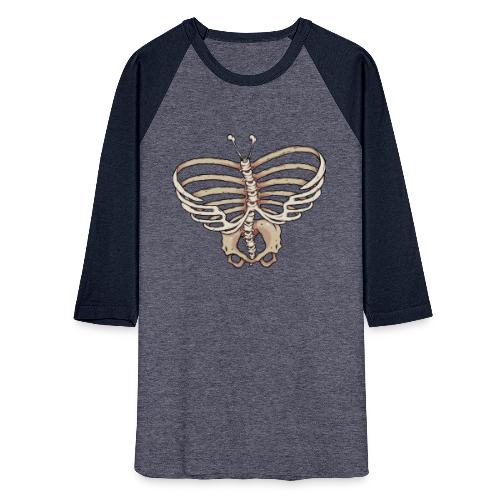 Butterfly skeleton - Unisex Baseball T-Shirt