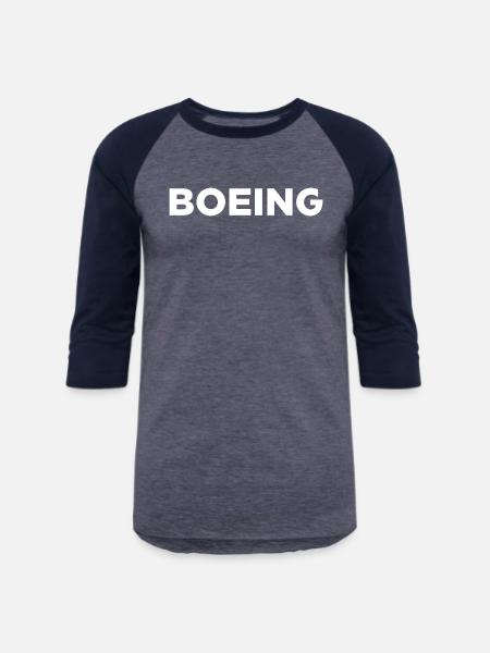 1 - Unisex Baseball T-Shirt - heather blue/navy