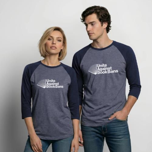 Unite Against Book Bans - Unisex Baseball T-Shirt