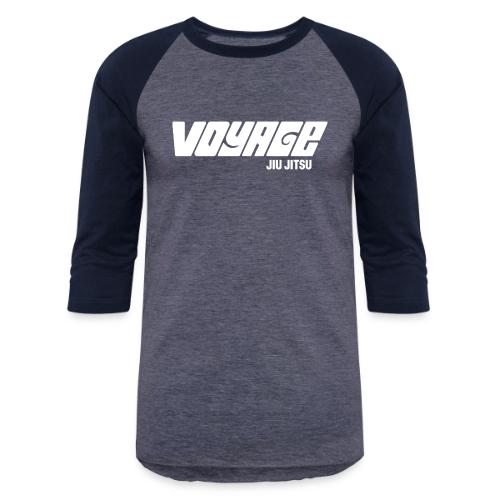 Voyage Sail White - Unisex Baseball T-Shirt