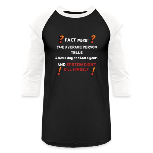 Epstein's trivia - Unisex Baseball T-Shirt