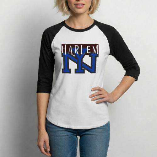Sporty Harlem NY - Unisex Baseball T-Shirt