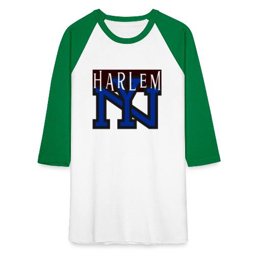 Sporty Harlem NY - Unisex Baseball T-Shirt