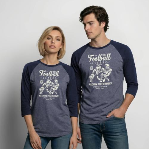 Football League - Unisex Baseball T-Shirt