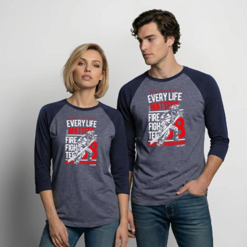 Every Life Matters - Unisex Baseball T-Shirt