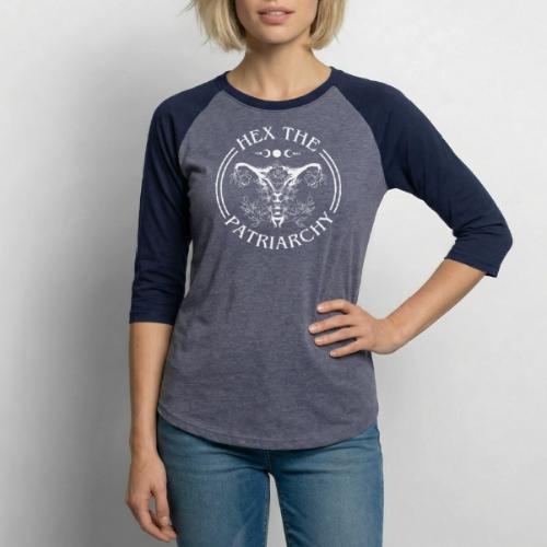 Hex the Patriarchy - Unisex Baseball T-Shirt