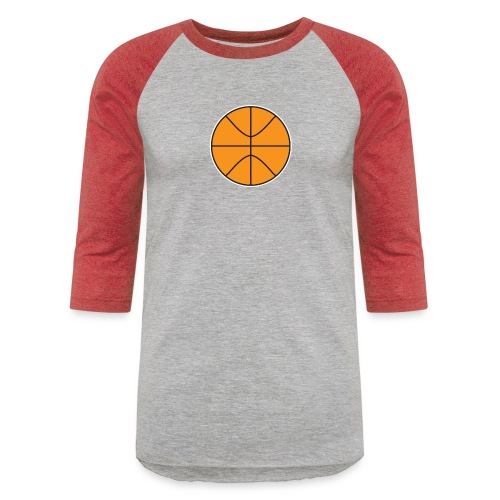 Plain basketball - Unisex Baseball T-Shirt