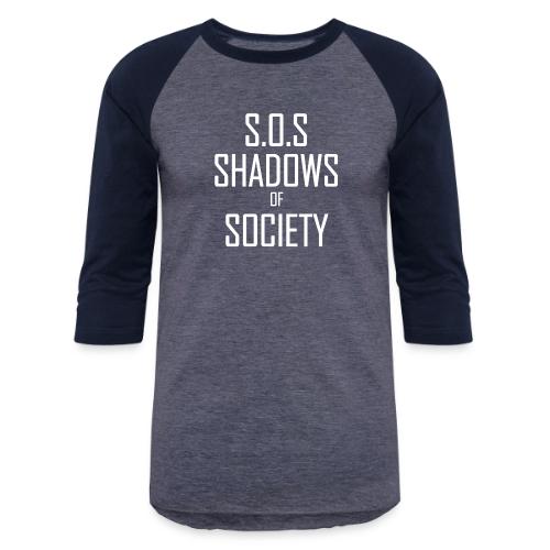 Shadows of Society - Unisex Baseball T-Shirt