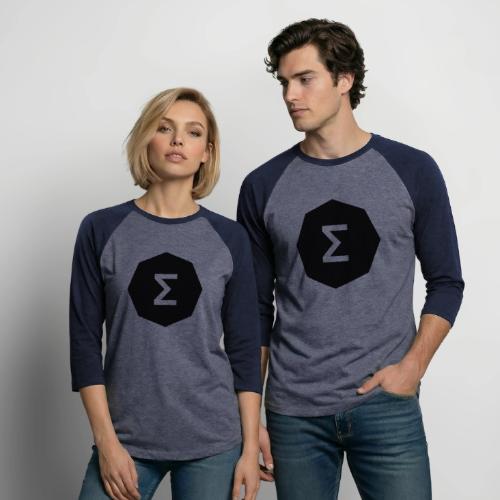 Ergo Symbol filled - Unisex Baseball T-Shirt