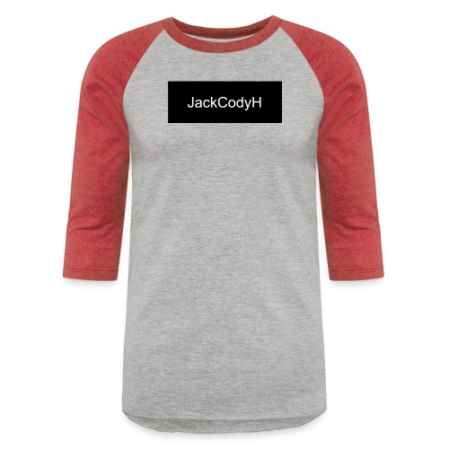 JackCodyH black design - Unisex Baseball T-Shirt