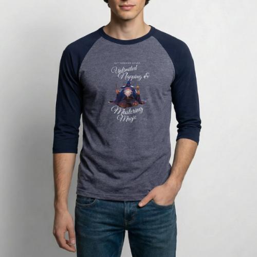 Retirement Goals: Nap & Magic - Unisex Baseball T-Shirt