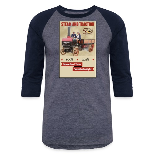 Booleroo Steam & Traction - Unisex Baseball T-Shirt