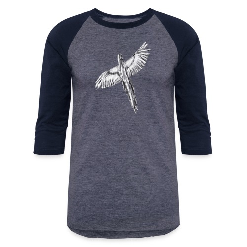 Flying parrot - Unisex Baseball T-Shirt