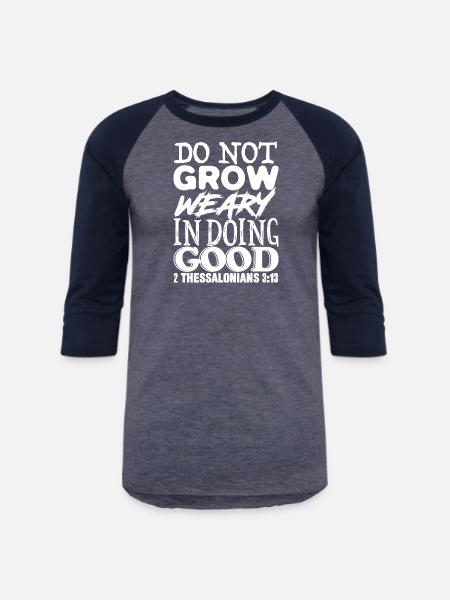 1 - Unisex Baseball T-Shirt - heather blue/navy