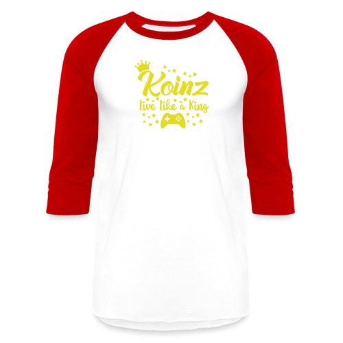 Live Like A King - Unisex Baseball T-Shirt