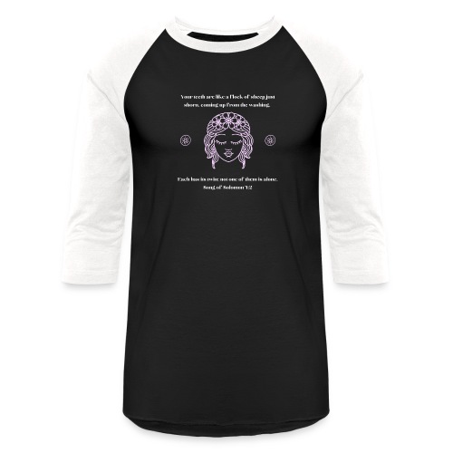 Nice sheep teeth - Unisex Baseball T-Shirt