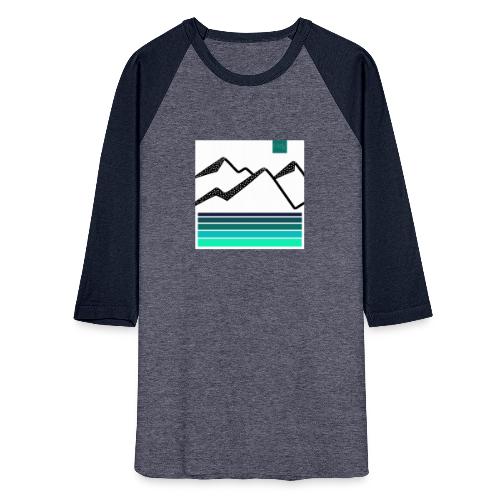 Mountain Blues - Unisex Baseball T-Shirt