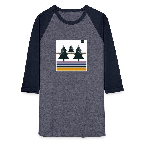 Trees on the Horizon - Unisex Baseball T-Shirt