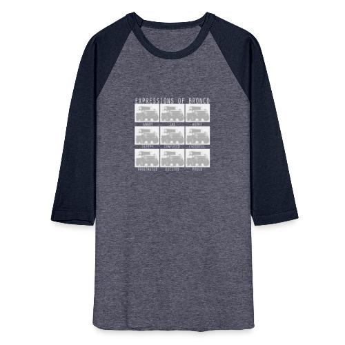 EXPRESSIONS OF BRONCO - Unisex Baseball T-Shirt