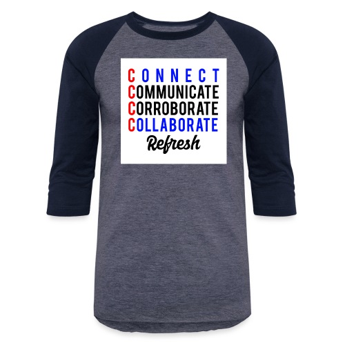 CCCC-Artwork-Wht-1 - Unisex Baseball T-Shirt
