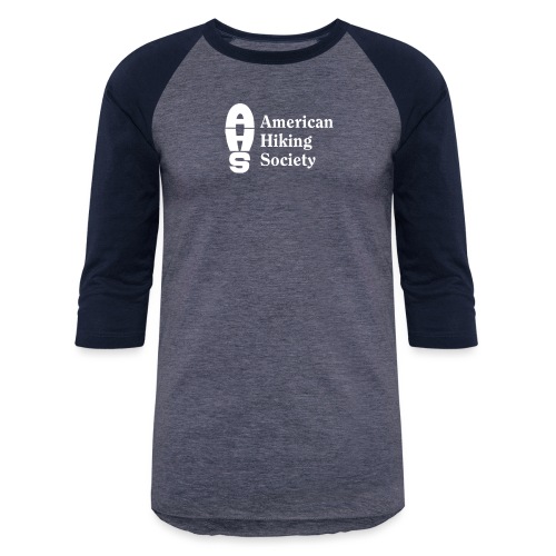 American Hiking Society Logo - Unisex Baseball T-Shirt