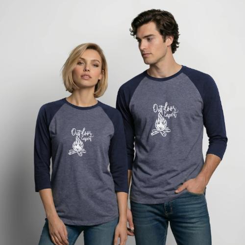 outdoor expert - Unisex Baseball T-Shirt