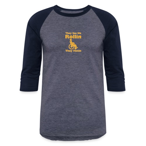 ROLLIN WITH CRIPZ - Unisex Baseball T-Shirt
