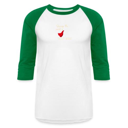 Thirsty Work Dark - Unisex Baseball T-Shirt